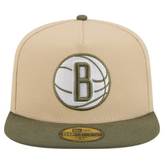 Brooklyn Nets Color Pack Two-Tone 59FIFTY A-Frame Fitted Hat - Tan online