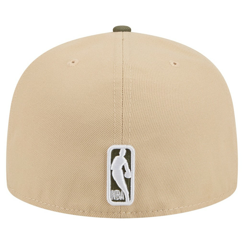 Brooklyn Nets Color Pack Two-Tone 59FIFTY A-Frame Fitted Hat - Tan online