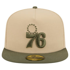 Philadelphia 76ers Color Pack Two-Tone 59FIFTY A-Frame Fitted Hat - Tan online