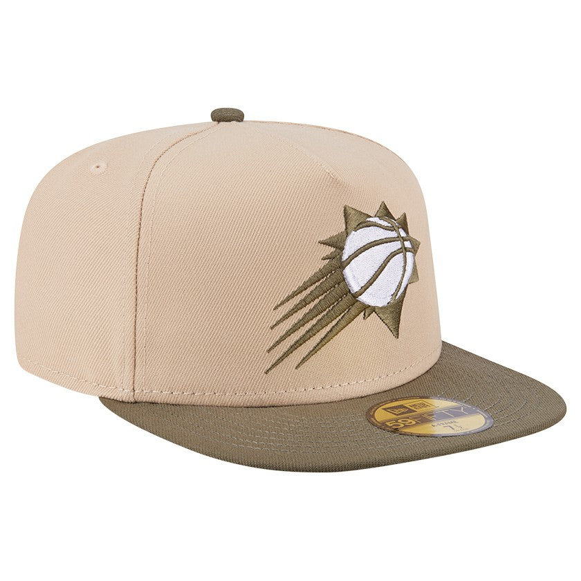 Phoenix Suns Color Pack Two-Tone 59FIFTY A-Frame Fitted Hat - Tan outlet