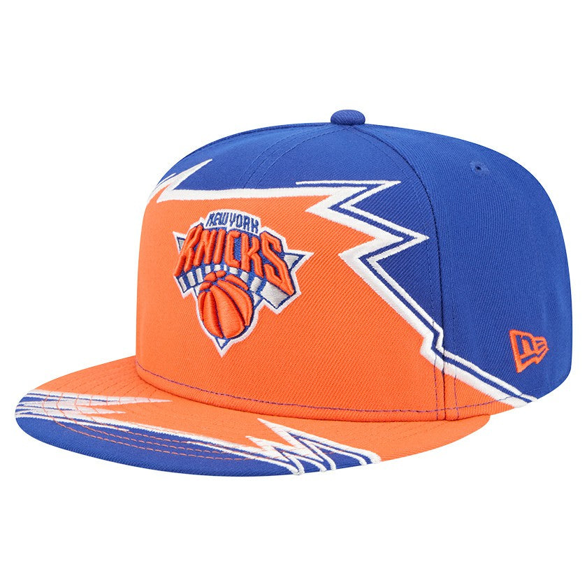 New York Knicks Break 59FIFTY Fitted Hat - Blue/Orange shop