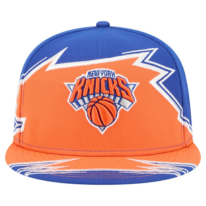 New York Knicks Break 59FIFTY Fitted Hat - Blue/Orange shop