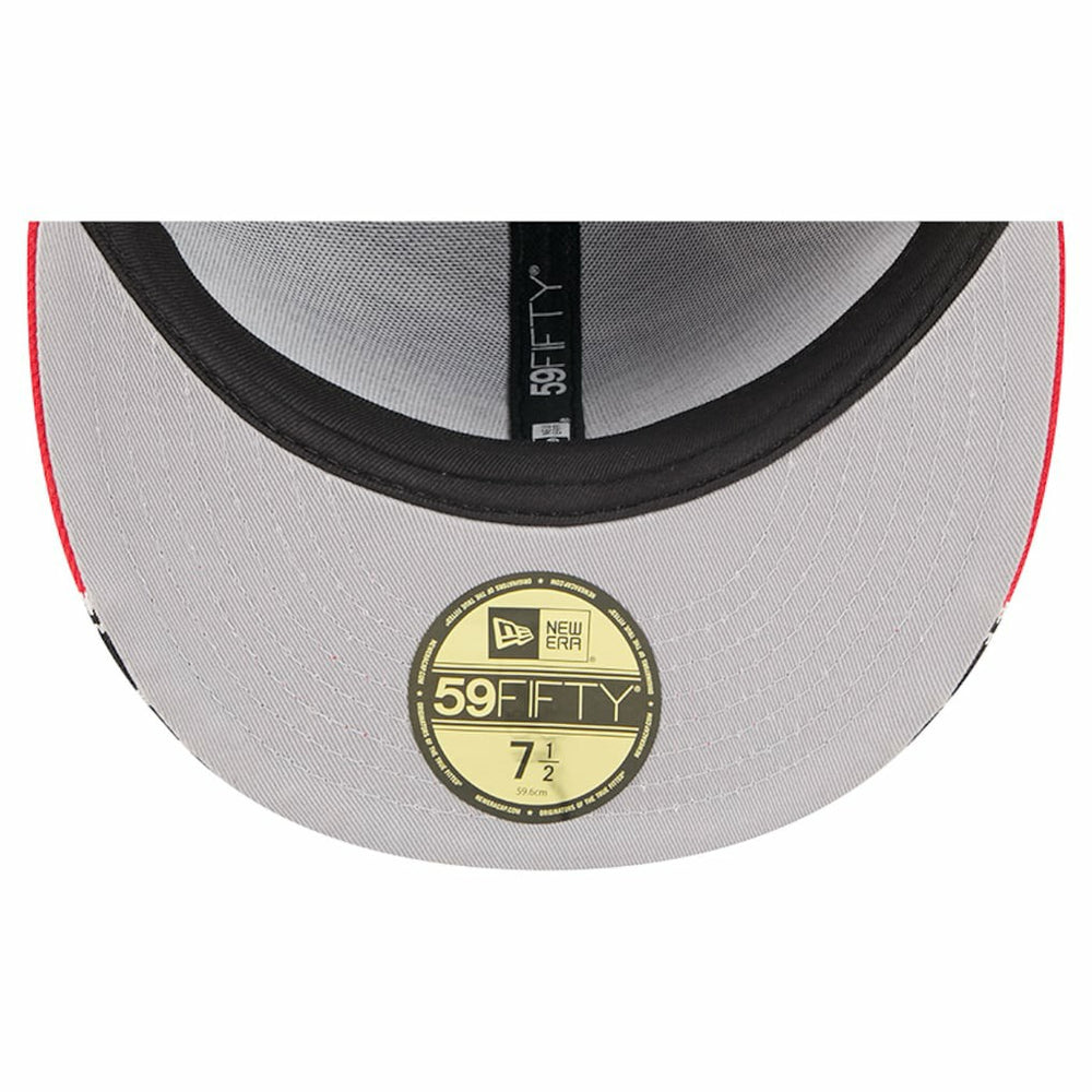 Chicago Bulls Break 59FIFTY Fitted Hat - Black/Red cheap
