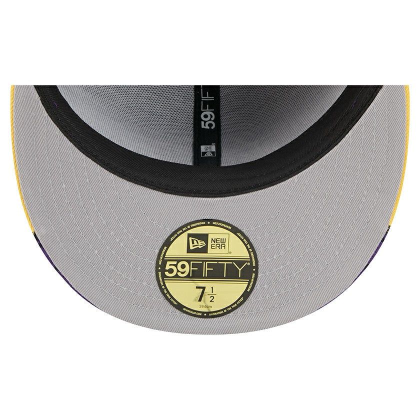 Los Angeles Lakers Break 59FIFTY Fitted Hat - Purple/Gold online