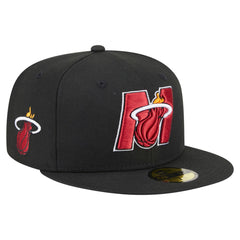 Miami Heat Deceptor 59FIFTY Fitted Hat - Black cheap