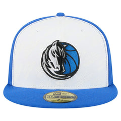 Dallas Mavericks Repeat 59Fifty Fitted Hat sale - White/Blue outlet