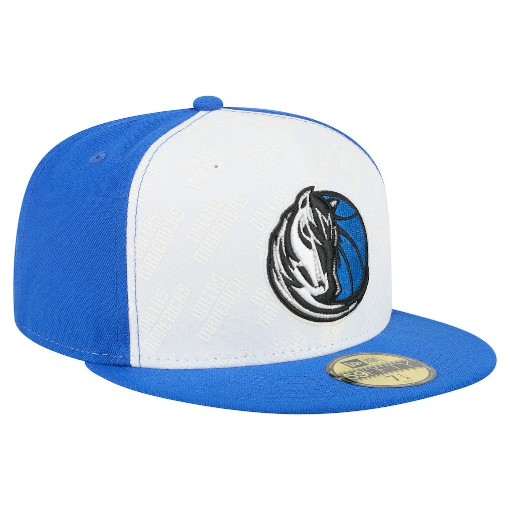 Dallas Mavericks Repeat 59Fifty Fitted Hat sale - White/Blue outlet