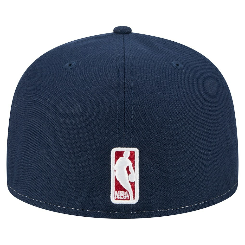 Denver Nuggets Repeat 59Fifty Fitted Hat sale - White/Navy shop