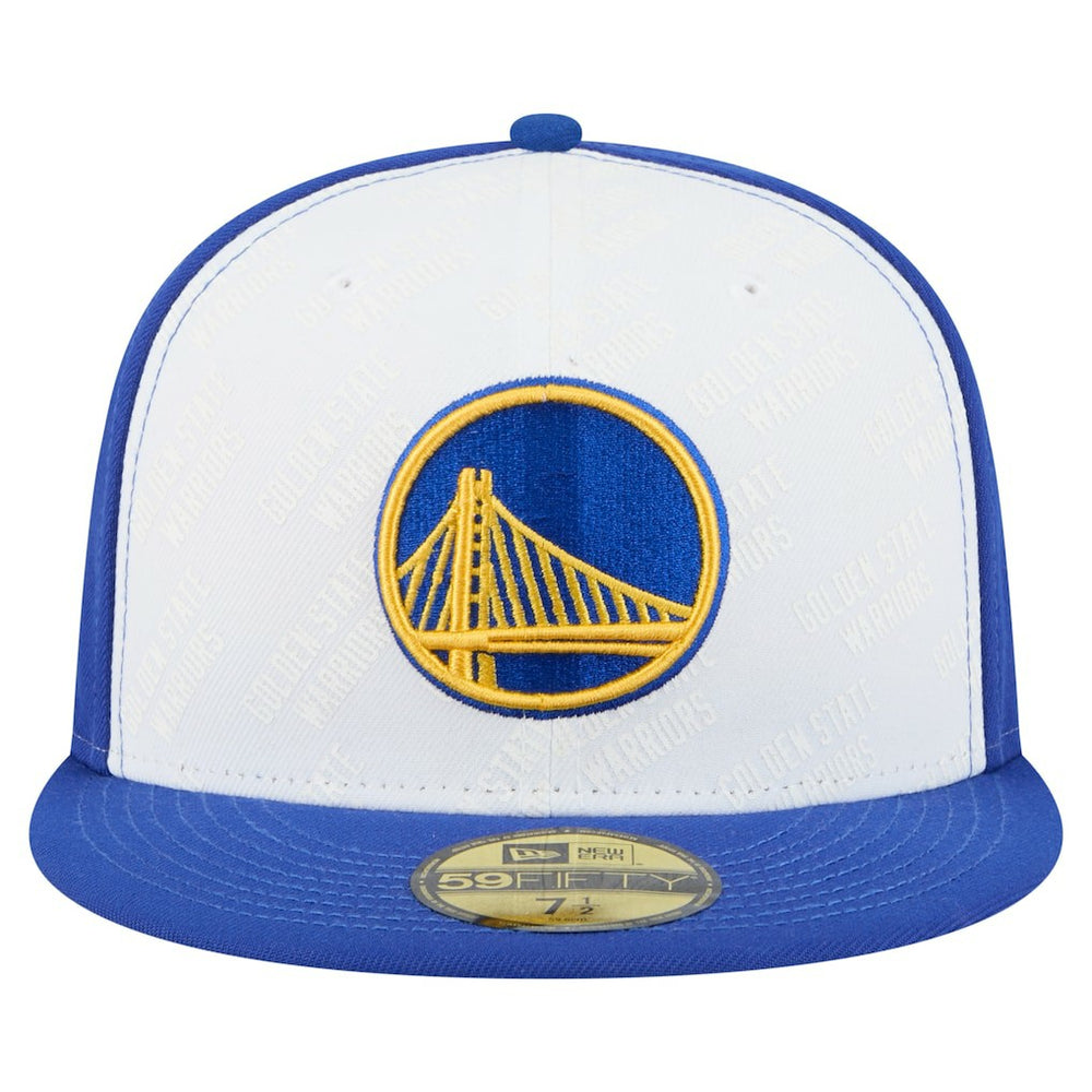 Golden State Warriors Repeat 59Fifty Fitted Hat sale - White/Royal sale