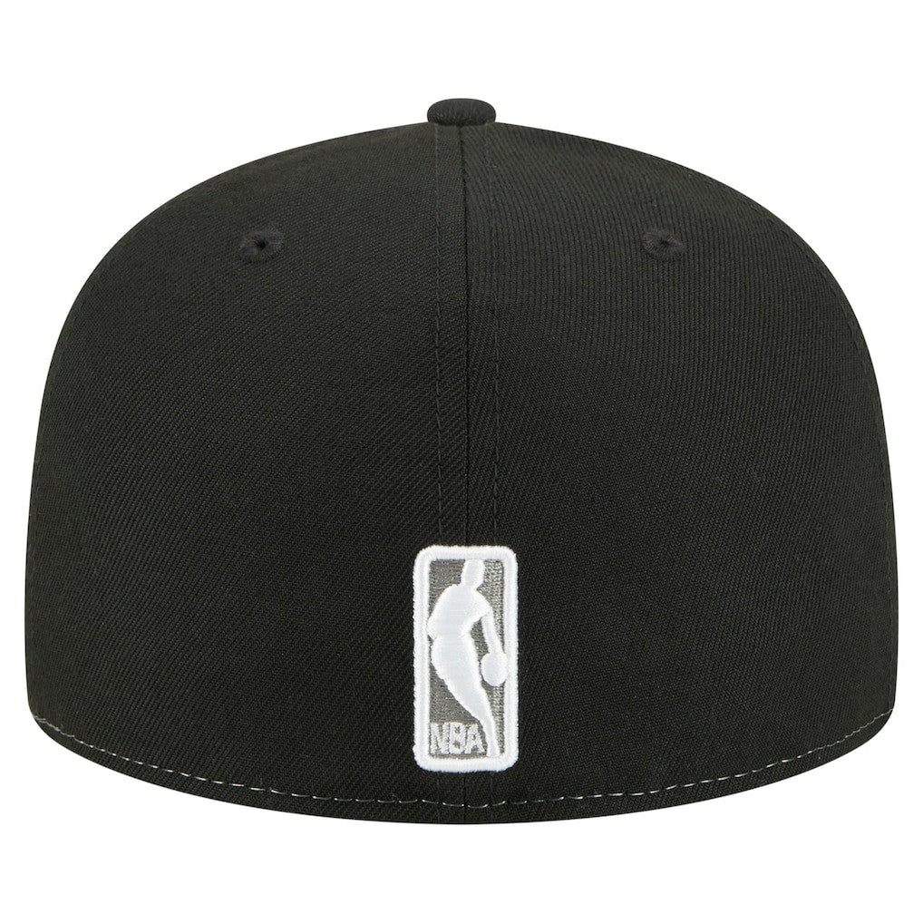 Brooklyn Nets Repeat 59Fifty Fitted Hat - White/Black sale
