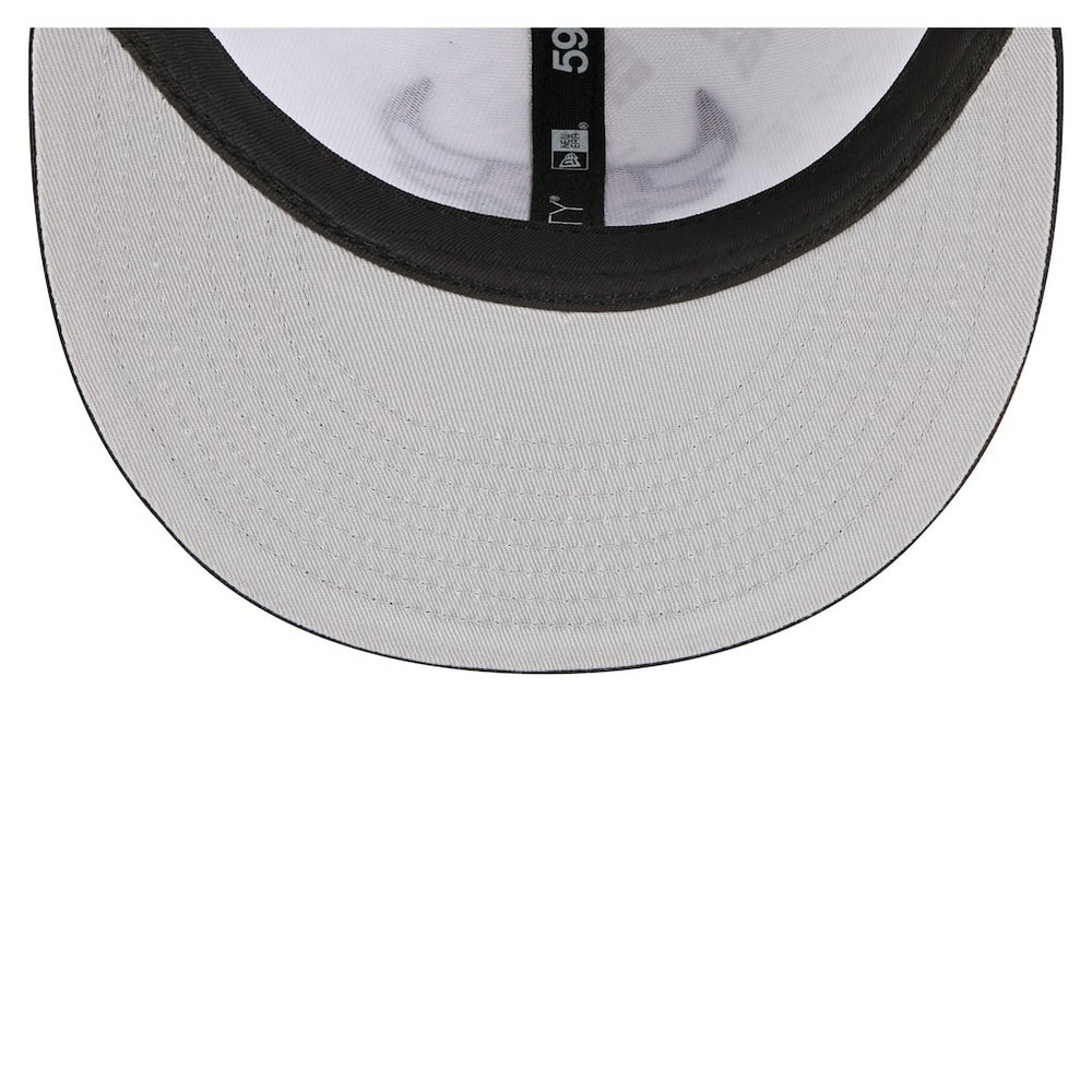 Chicago Bulls Repeat 59Fifty Fitted Hat - White/Black shop