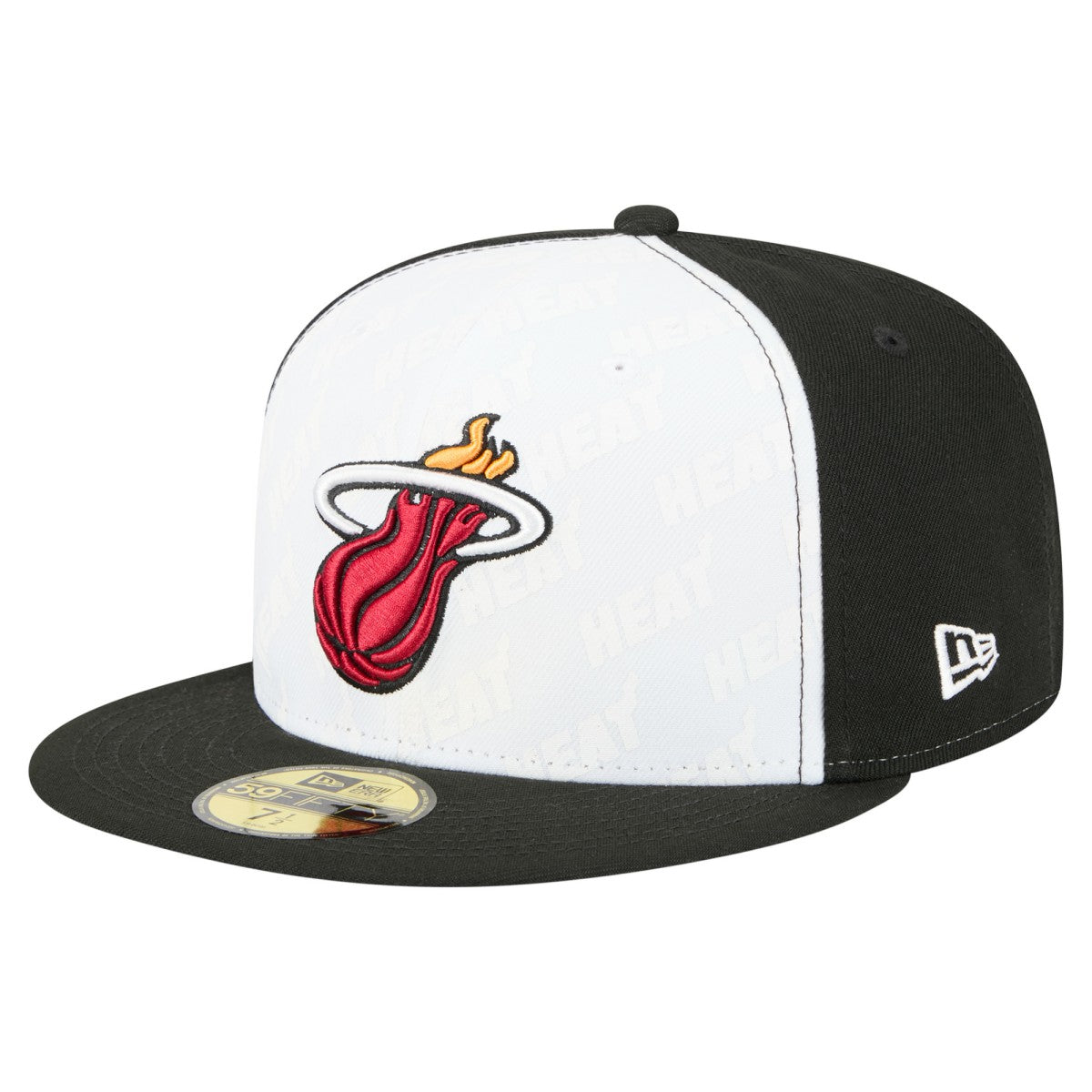 Miami Heat Repeat 59Fifty Fitted Hat - White/Black online