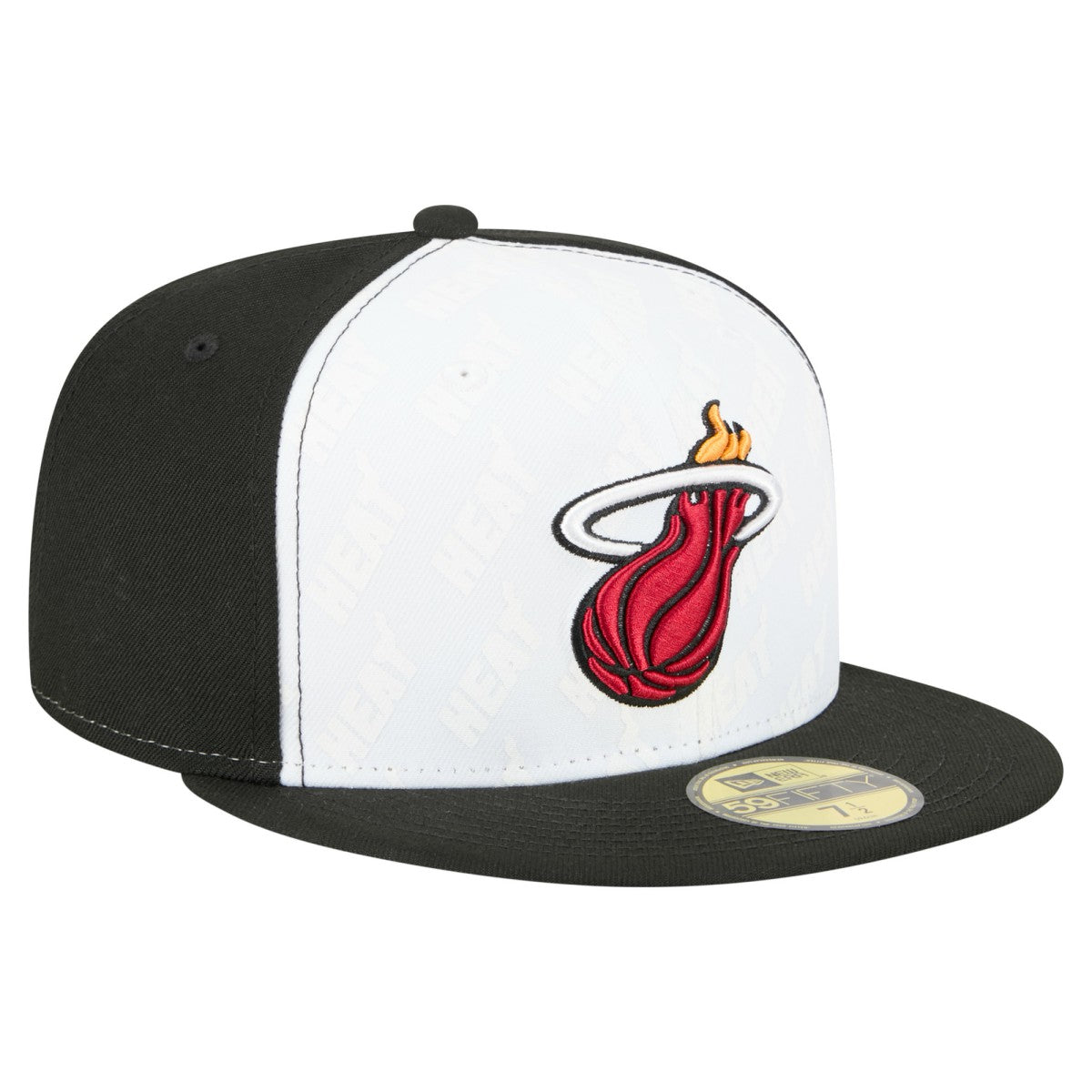 Miami Heat Repeat 59Fifty Fitted Hat - White/Black online