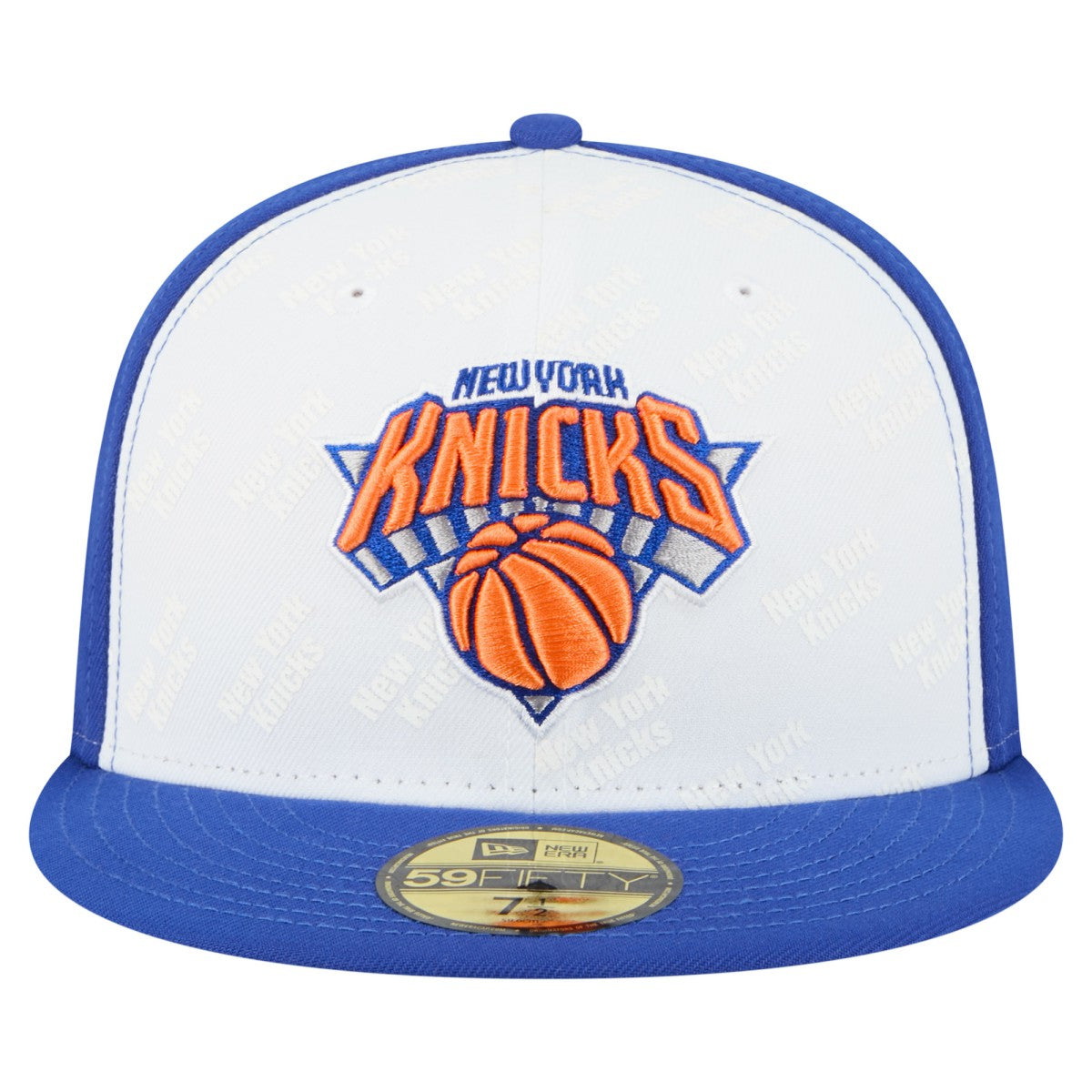 New York Knicks Repeat 59Fifty Fitted Hat - White/Blue shop