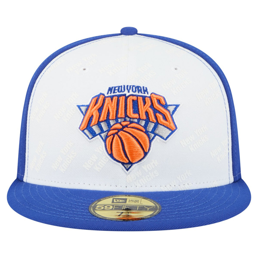 New York Knicks Repeat 59Fifty Fitted Hat - White/Blue shop