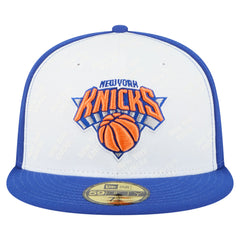 New York Knicks Repeat 59Fifty Fitted Hat - White/Blue shop
