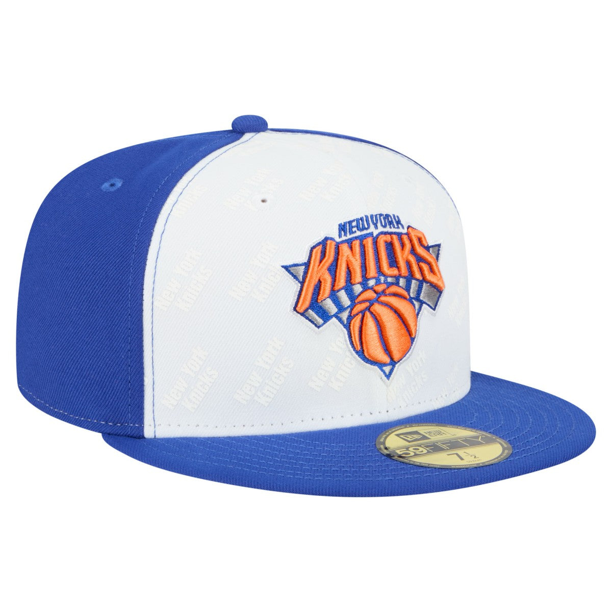 New York Knicks Repeat 59Fifty Fitted Hat - White/Blue shop