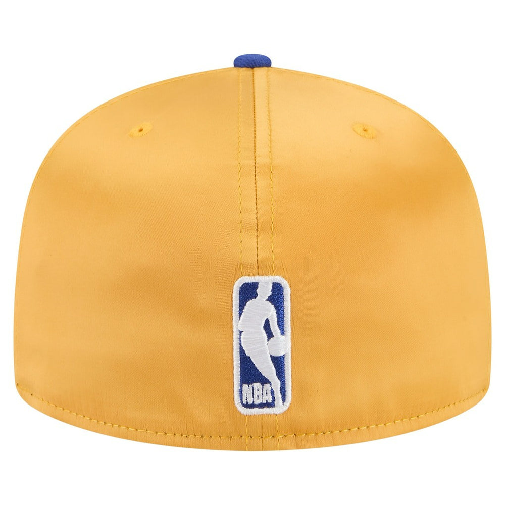 Golden State Warriors Satin Two-Tone 59FIFTY Fitted Hat sale - Gold/Royal for sale