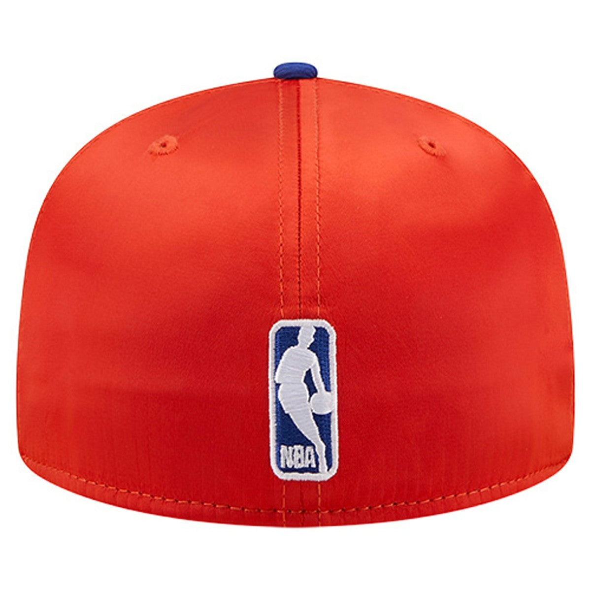 New York Knicks Satin Two-Tone 59FIFTY Fitted Hat - Orange/Blue cheap