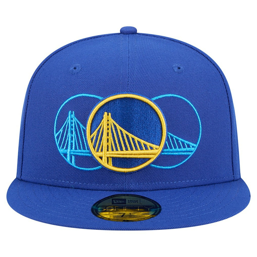 Golden State Warriors Tri-Hit 59Fifty Fitted Hat sale - Royal discount