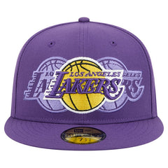 Los Angeles Lakers Tri-Hit 59Fifty Fitted Hat - Purple shop