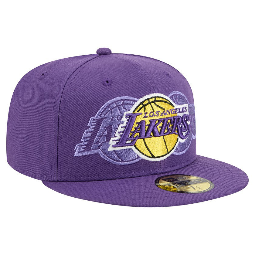 Los Angeles Lakers Tri-Hit 59Fifty Fitted Hat - Purple shop