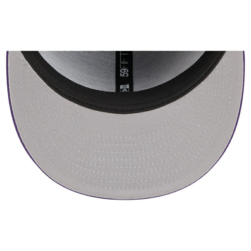 Los Angeles Lakers Tri-Hit 59Fifty Fitted Hat - Purple shop