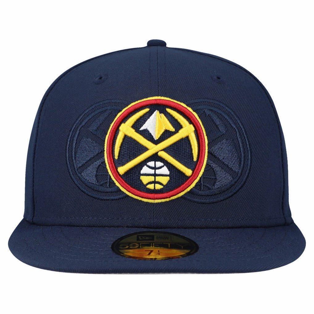 Denver Nuggets Tri-Hit 59Fifty Fitted Hat sale - Navy online