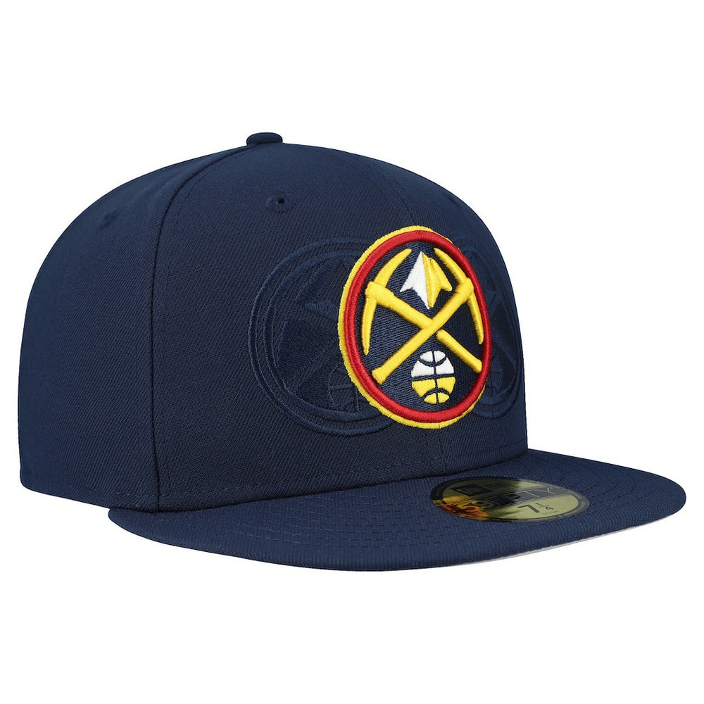 Denver Nuggets Tri-Hit 59Fifty Fitted Hat sale - Navy online