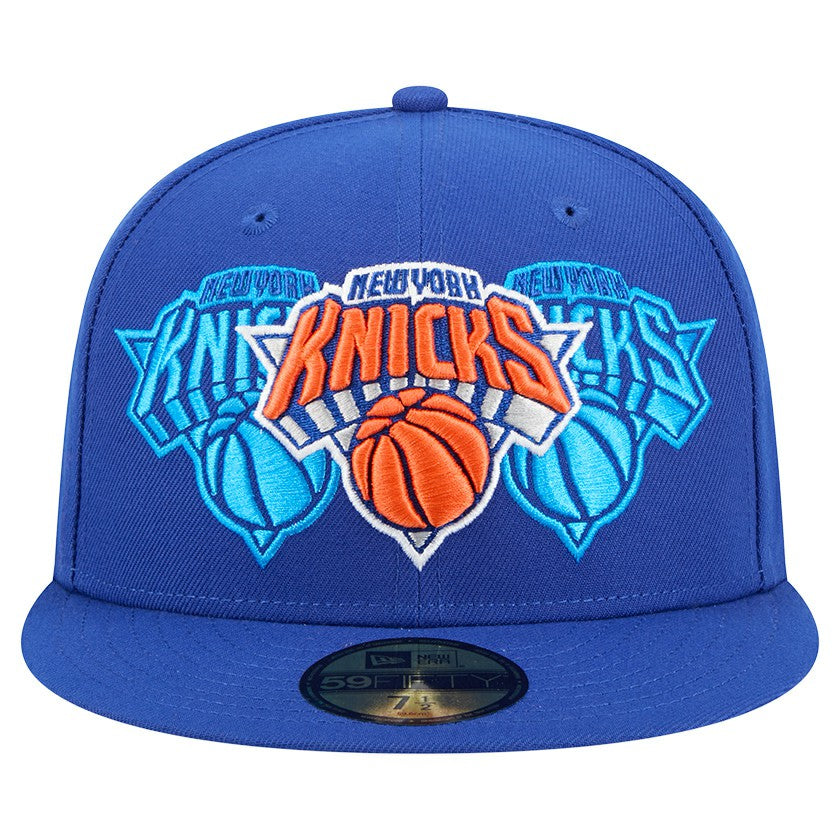 New York Knicks Tri-Hit 59Fifty Fitted Hat - Blue outlet