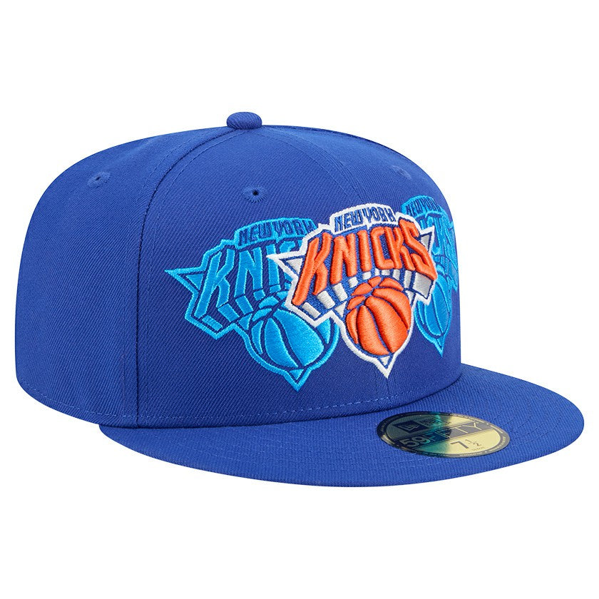 New York Knicks Tri-Hit 59Fifty Fitted Hat - Blue outlet