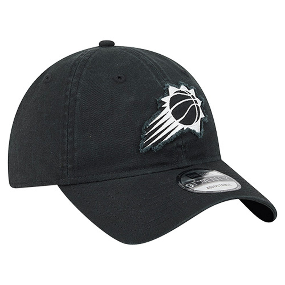 Phoenix Suns Stamp Fabric Applique 9TWENTY Adjustable Hat - Black for sale