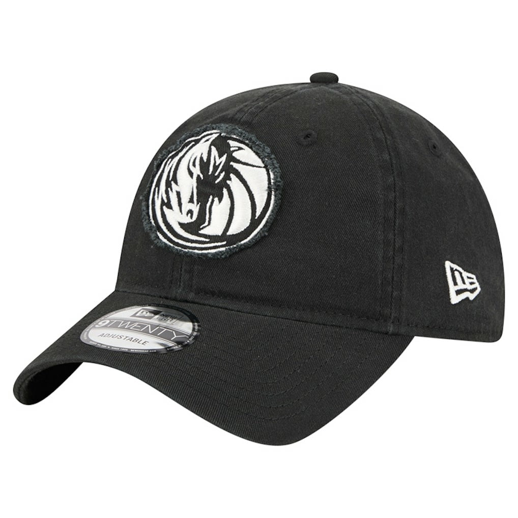 Dallas Mavericks Stamp Fabric Applique 9TWENTY Adjustable Hat sale - Black sale