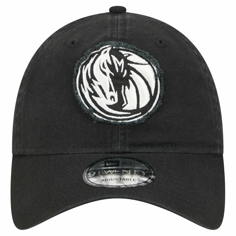 Dallas Mavericks Stamp Fabric Applique 9TWENTY Adjustable Hat sale - Black sale