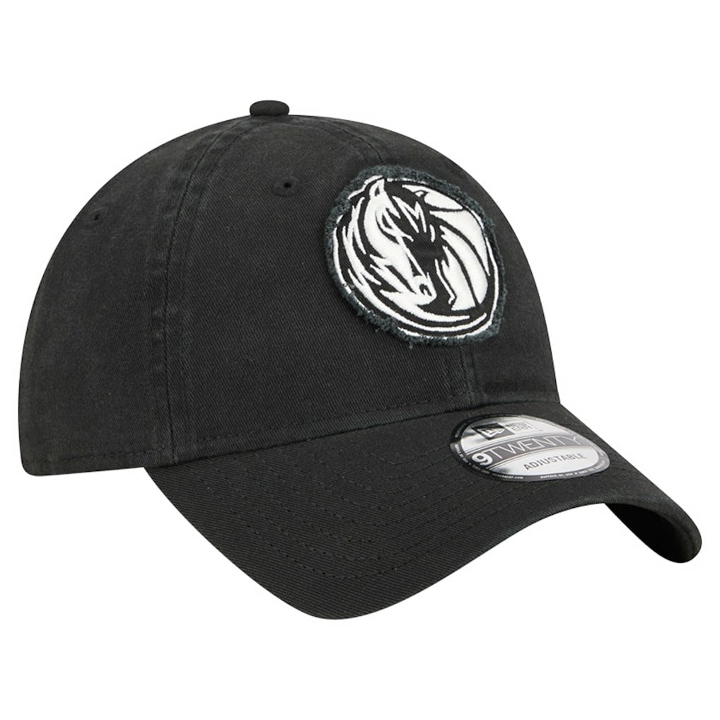 Dallas Mavericks Stamp Fabric Applique 9TWENTY Adjustable Hat sale - Black sale