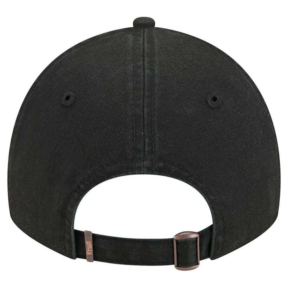 Chicago Bulls Stamp Fabric Applique 9TWENTY Adjustable Hat - Black sale