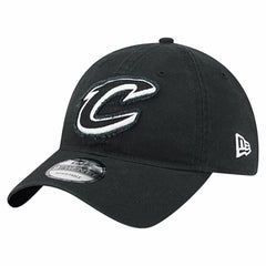 Cleveland Cavaliers Stamp Fabric Applique 9TWENTY Adjustable Hat sale - Black discount