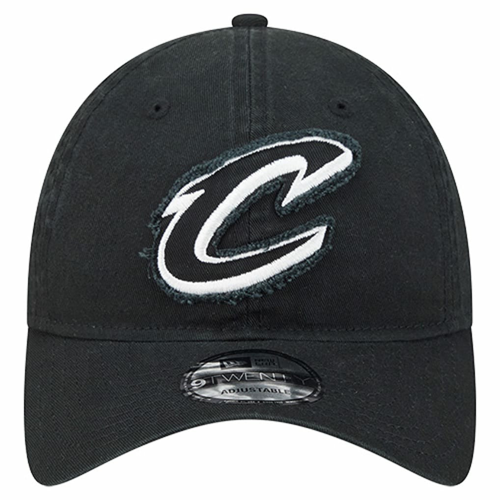 Cleveland Cavaliers Stamp Fabric Applique 9TWENTY Adjustable Hat sale - Black discount