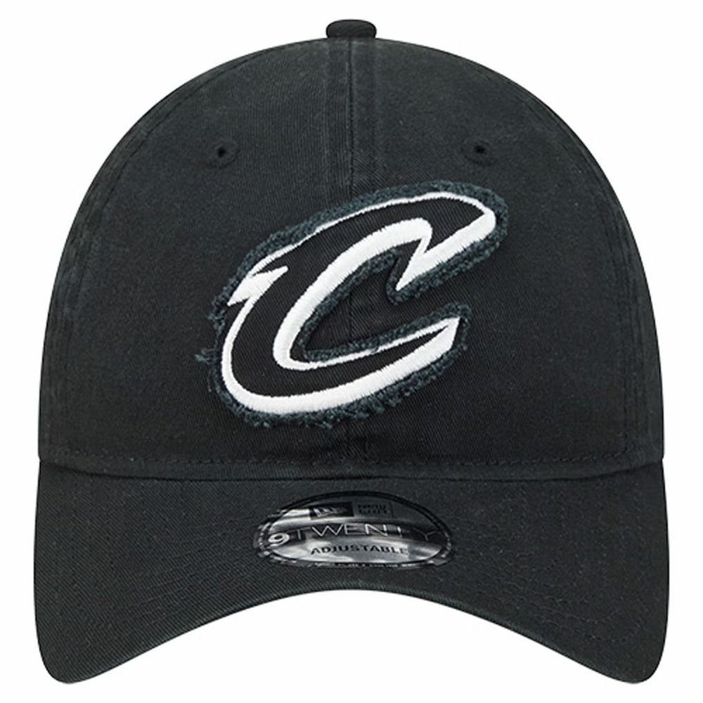 Cleveland Cavaliers Stamp Fabric Applique 9TWENTY Adjustable Hat sale - Black discount