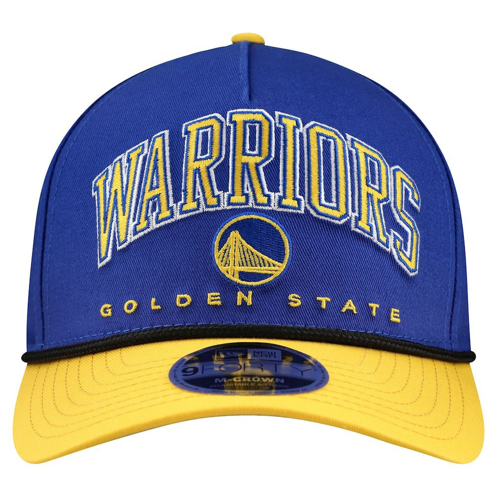 Golden State Warriors Bold Arch COOLERA 9FORTY A-Frame M-Crown Adjustable Hat sale - Royal for sale