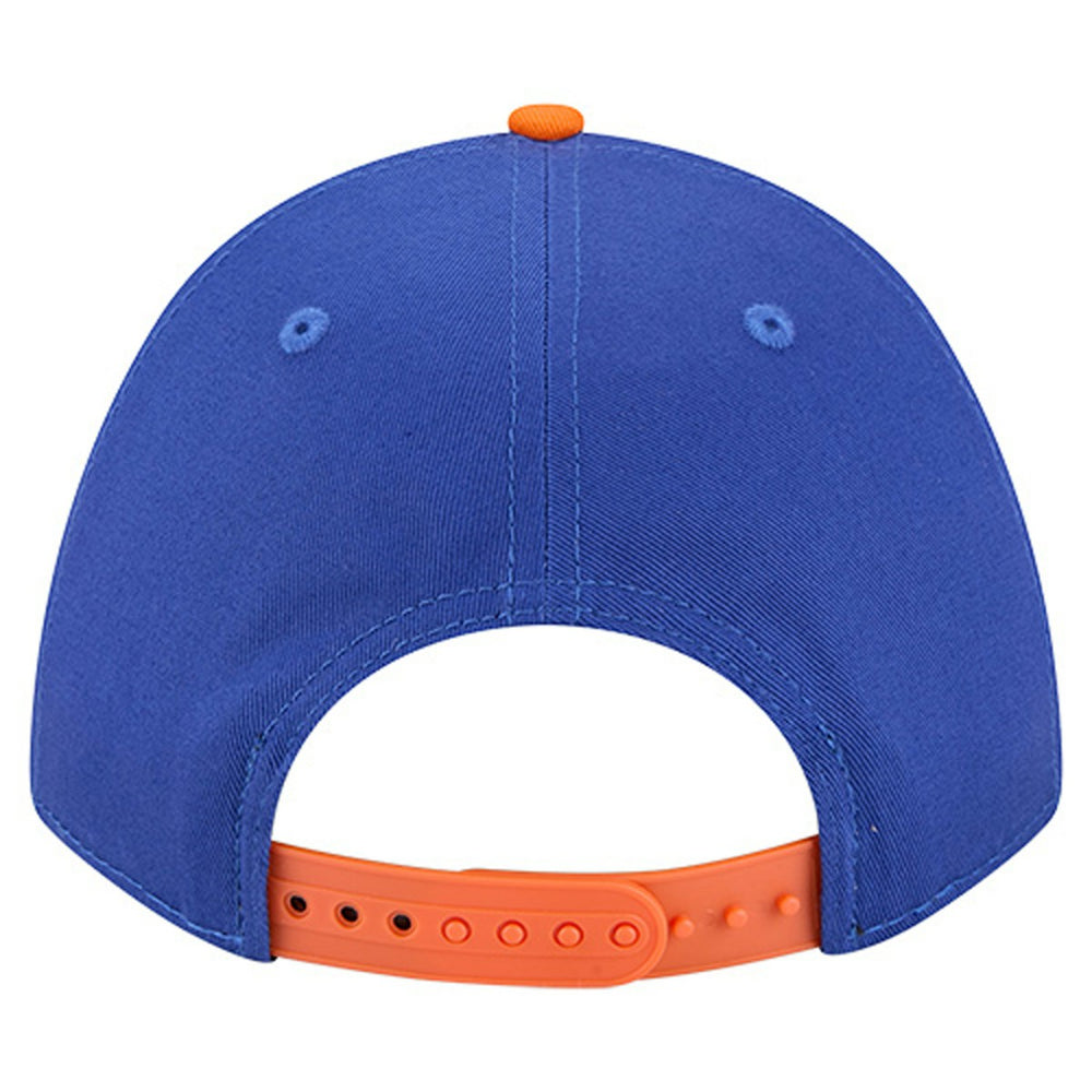 New York Knicks Bold Arch COOLERA 9FORTY A-Frame M-Crown Adjustable Hat - Blue for sale