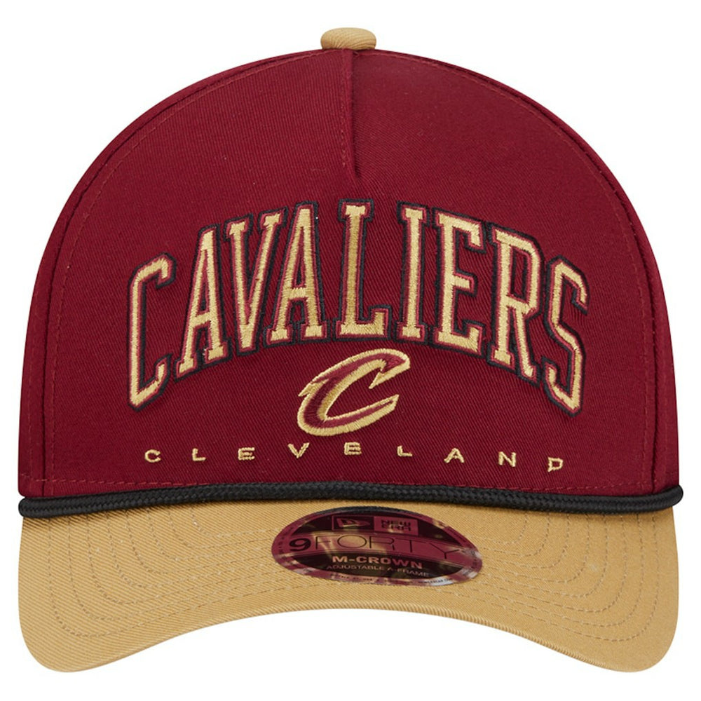 Cleveland Cavaliers Bold Arch COOLERA 9FORTY A-Frame M-Crown Adjustable Hat sale - Wine discount