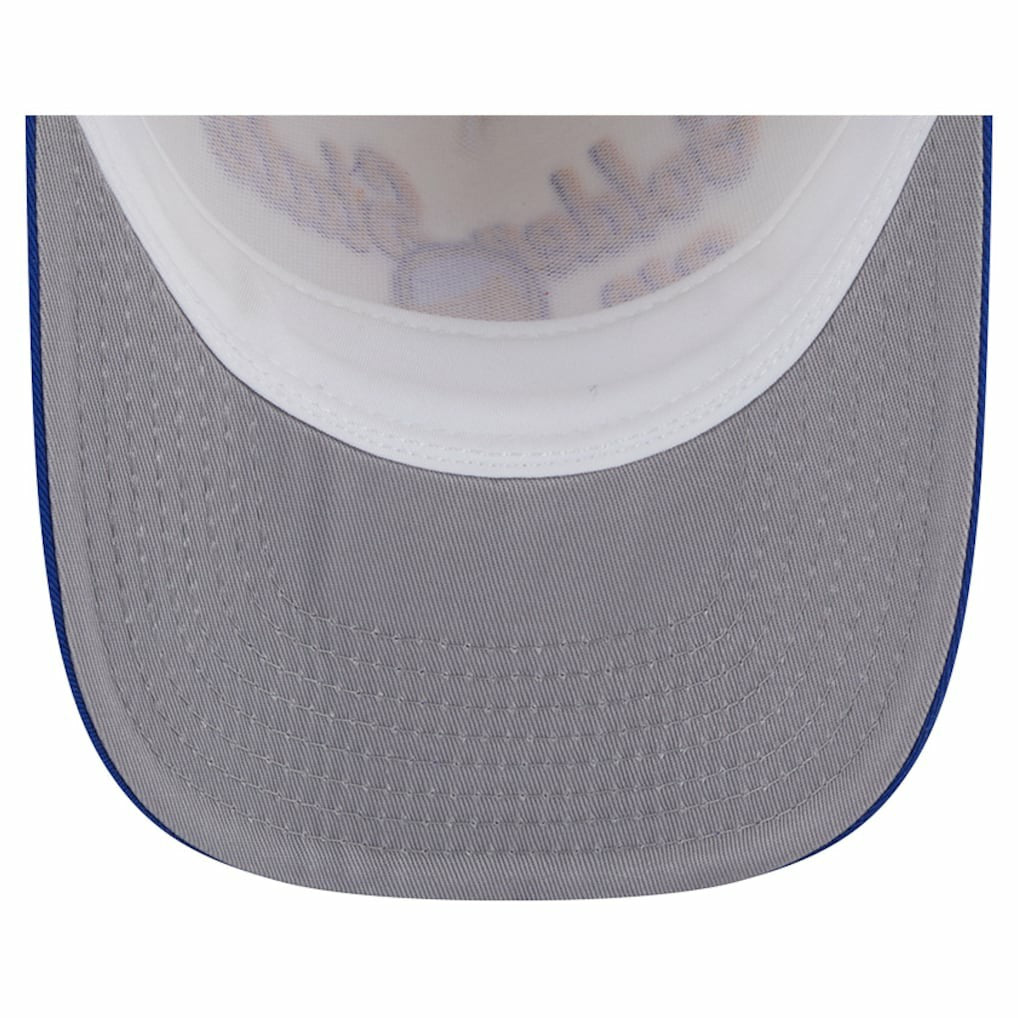 Golden State Warriors Chainstitch 9FIFTY A-Frame Snapback Hat sale - Cream/Royal shop