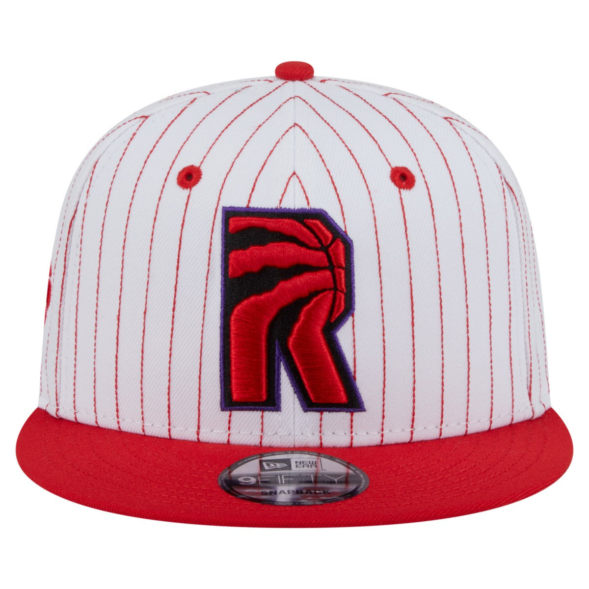 Toronto Raptors Deceptor Pinstripe 9FIFTY Snapback Hat - White shop