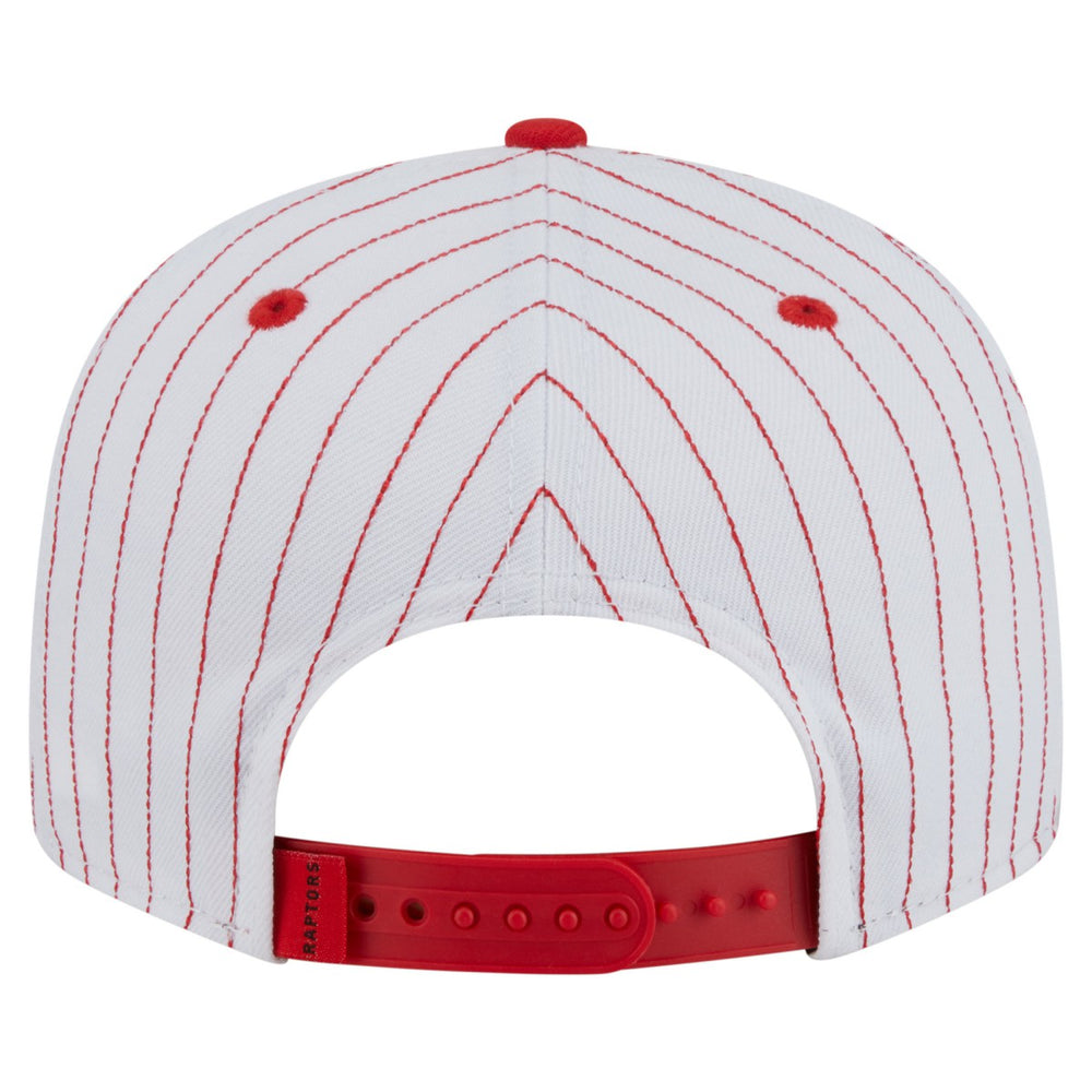 Toronto Raptors Deceptor Pinstripe 9FIFTY Snapback Hat - White shop