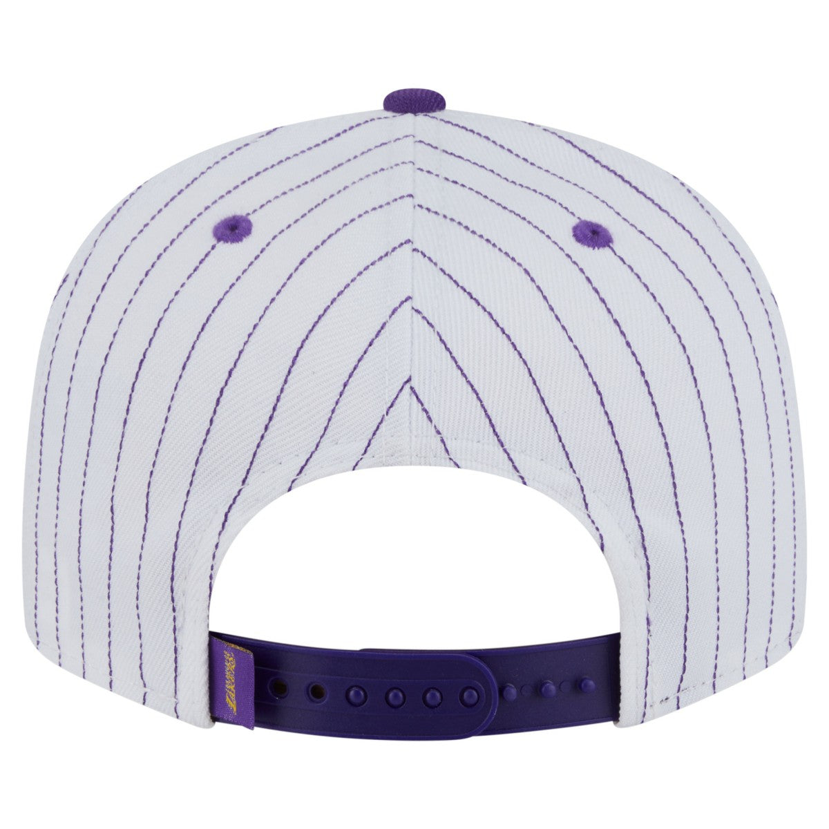 Los Angeles Lakers Deceptor Pinstripe 9FIFTY Snapback Hat - White online