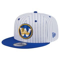 Golden State Warriors Deceptor Pinstripe 9FIFTY Snapback Hat sale - White outlet