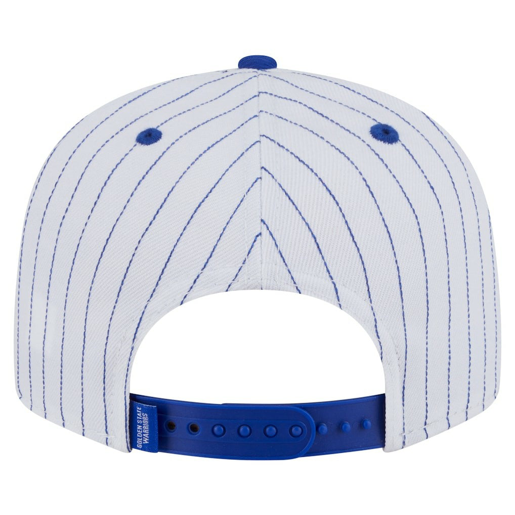 Golden State Warriors Deceptor Pinstripe 9FIFTY Snapback Hat sale - White outlet