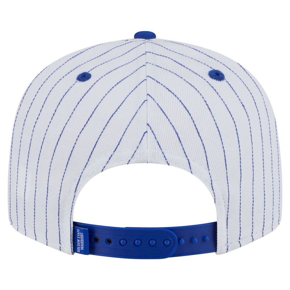 Golden State Warriors Deceptor Pinstripe 9FIFTY Snapback Hat sale - White outlet