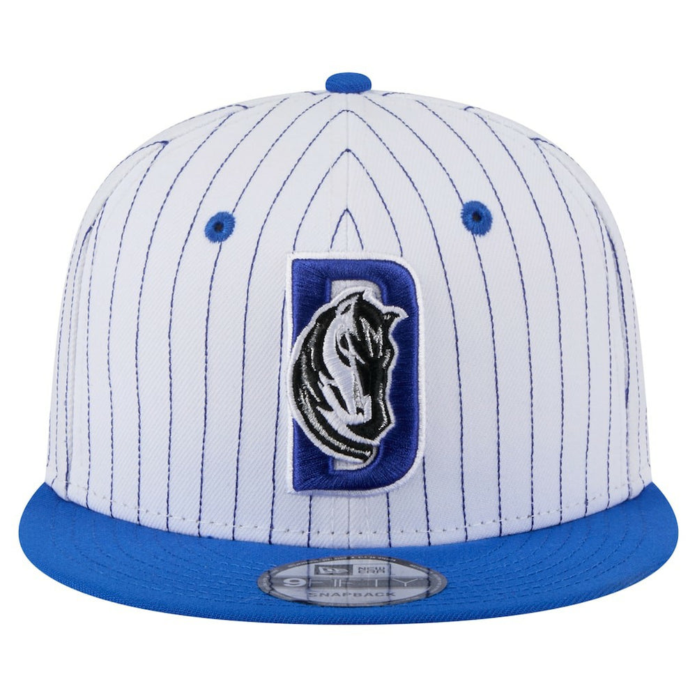 Dallas Mavericks Deceptor Pinstripe 9FIFTY Snapback Hat sale - White for sale